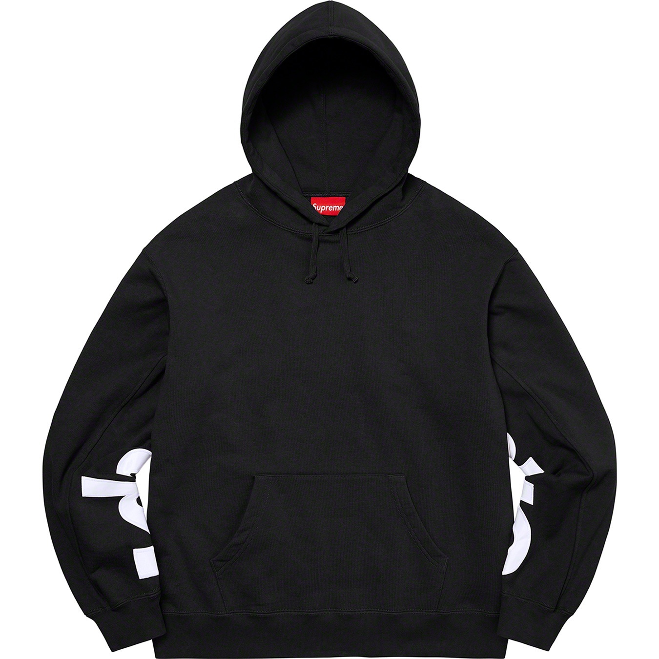 Cropped Panels Hooded Sweatshirt view 13